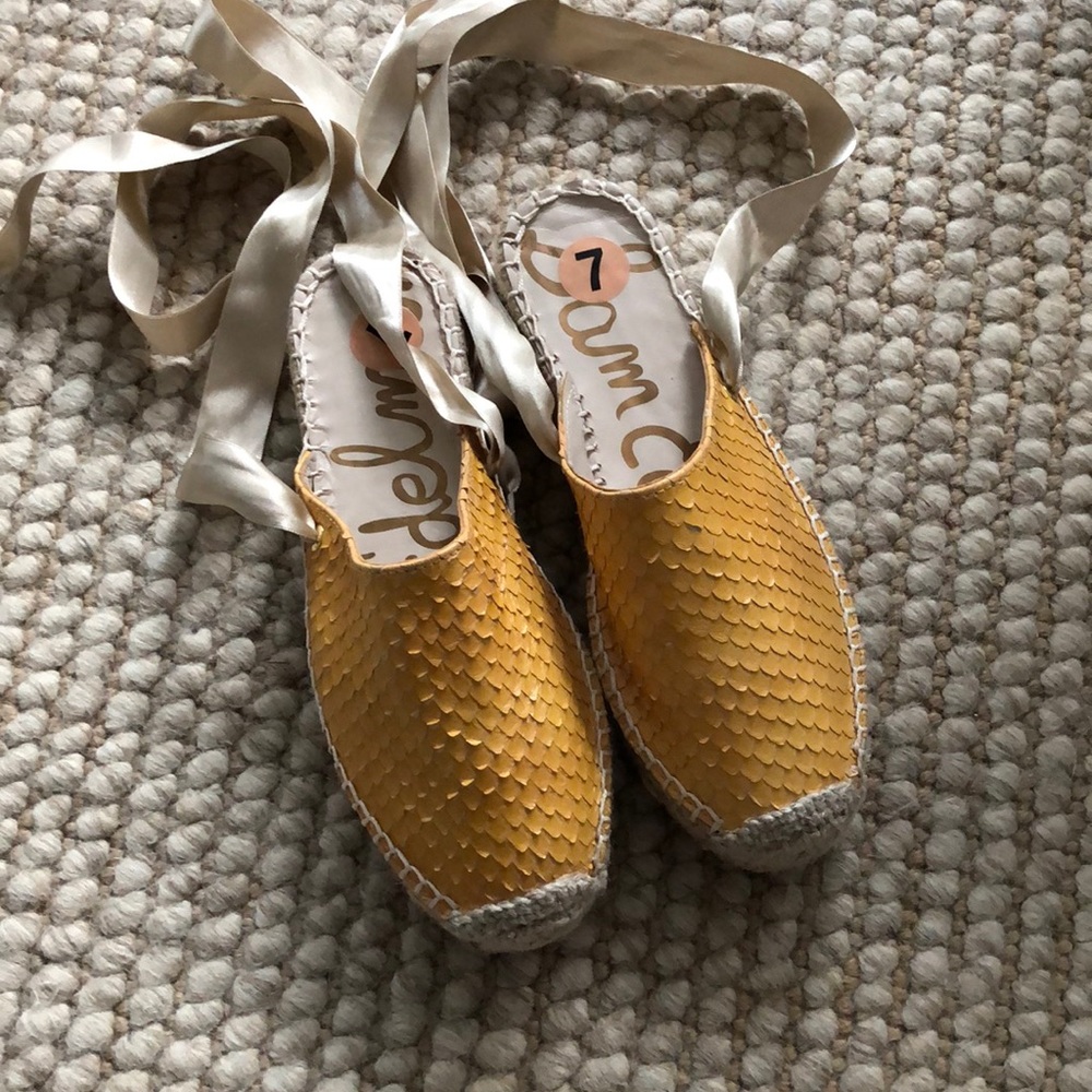 Sam Edelman INNA Lace Up Espadrille Flats NWT - Picture 2 of 5
